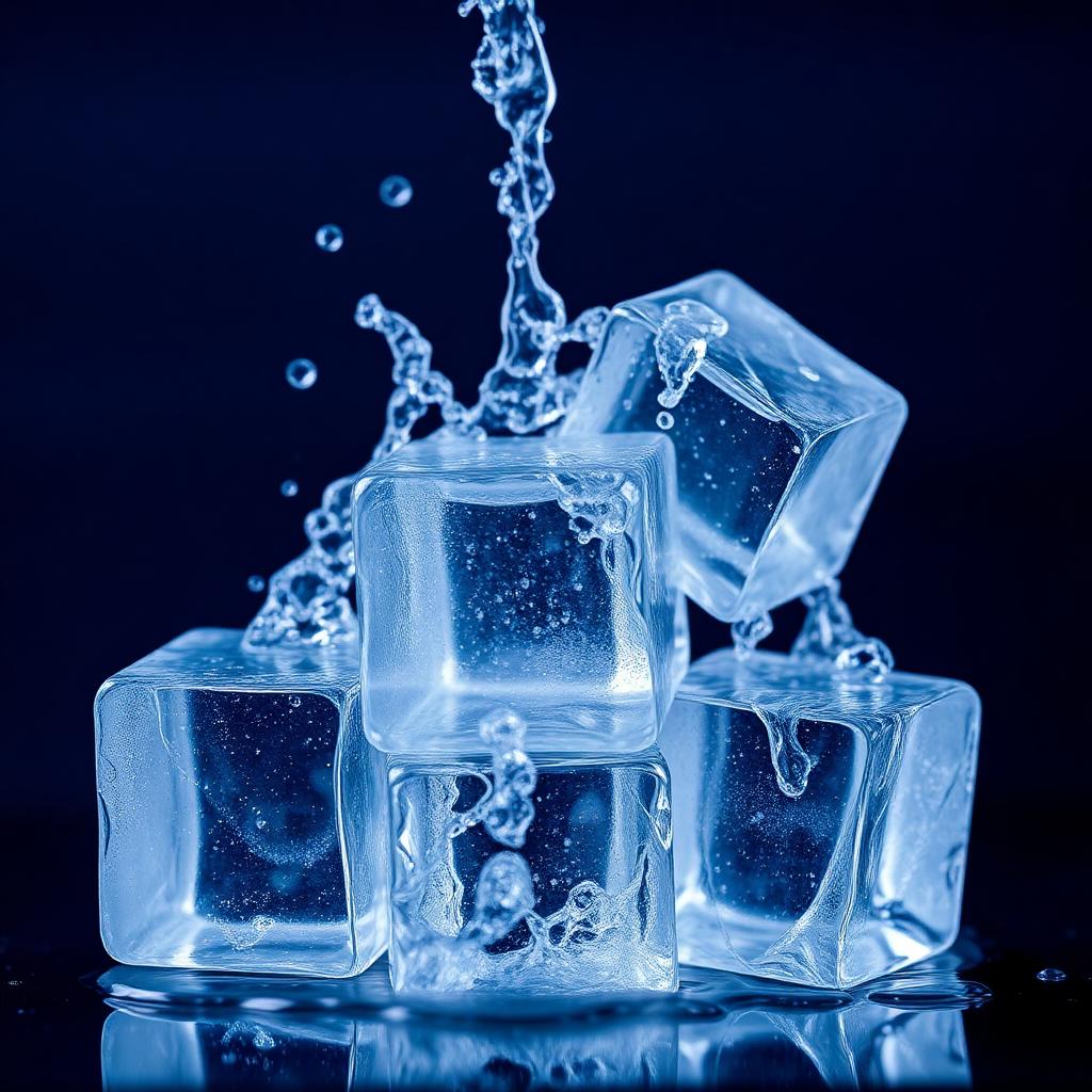 Crystal-clear ice